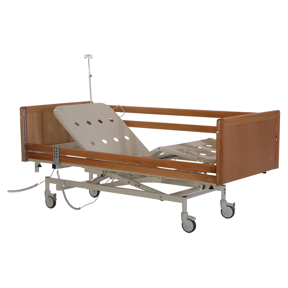 HKA - 3000 WOODEN HOSPITAL BED WITH 3 MOTORS Detail 0
